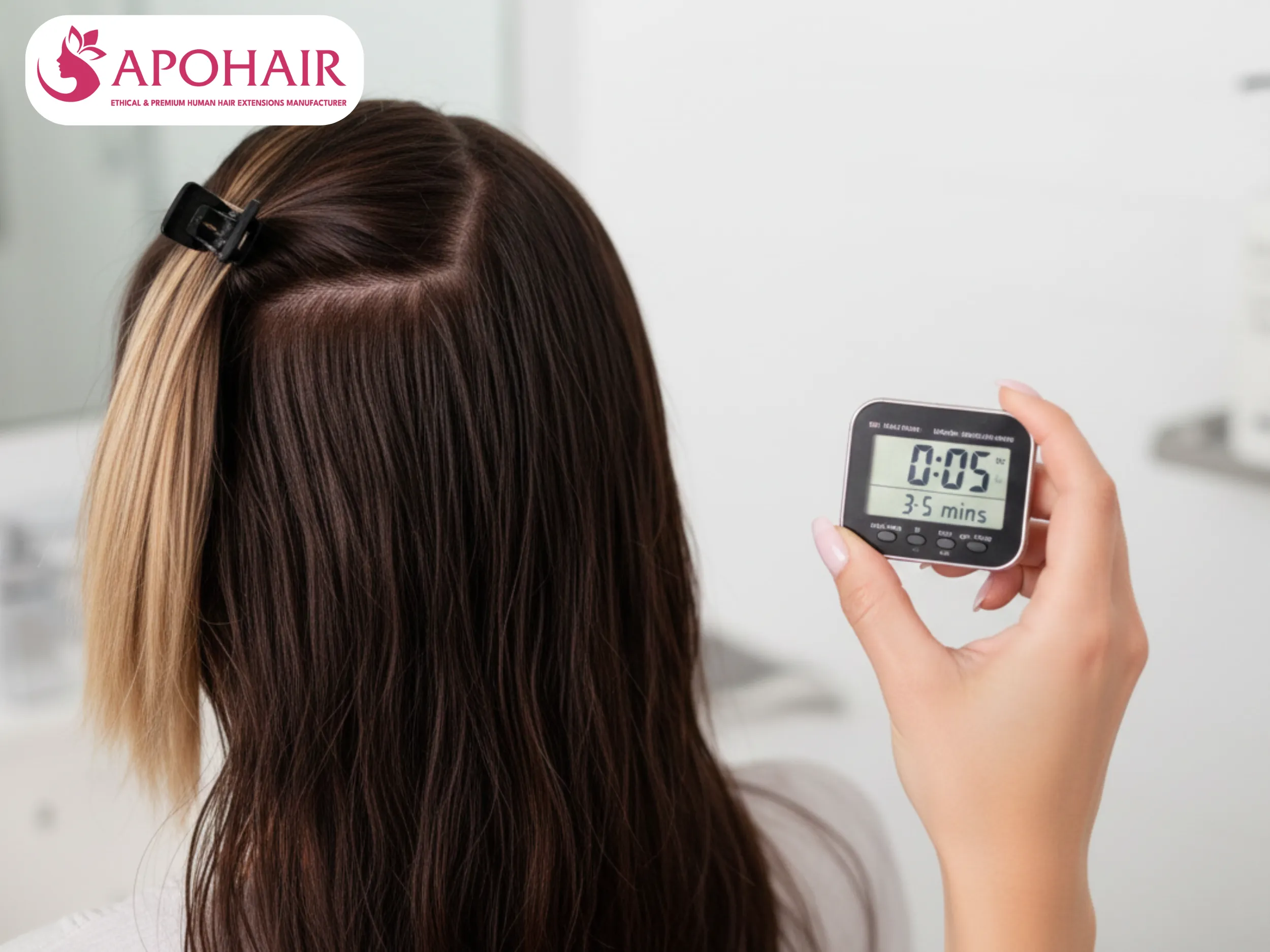 allow the solution to work for 3 5 minutes