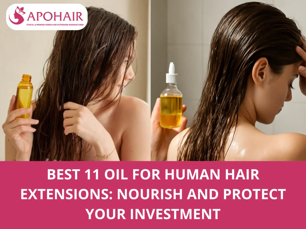 best oil for human hair extensions