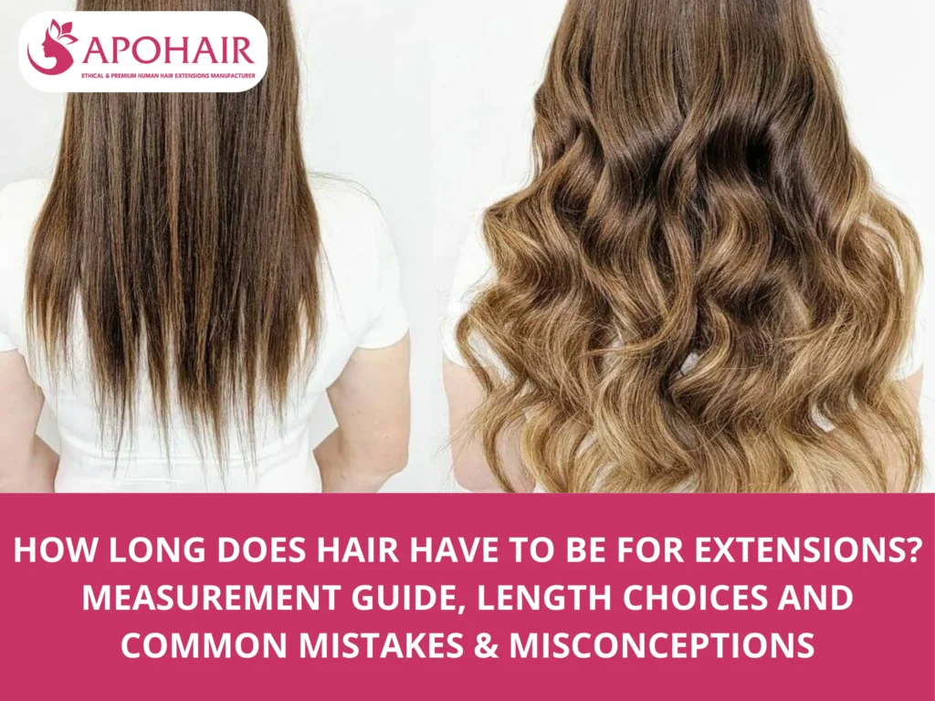 how long does hair have to be for extensions