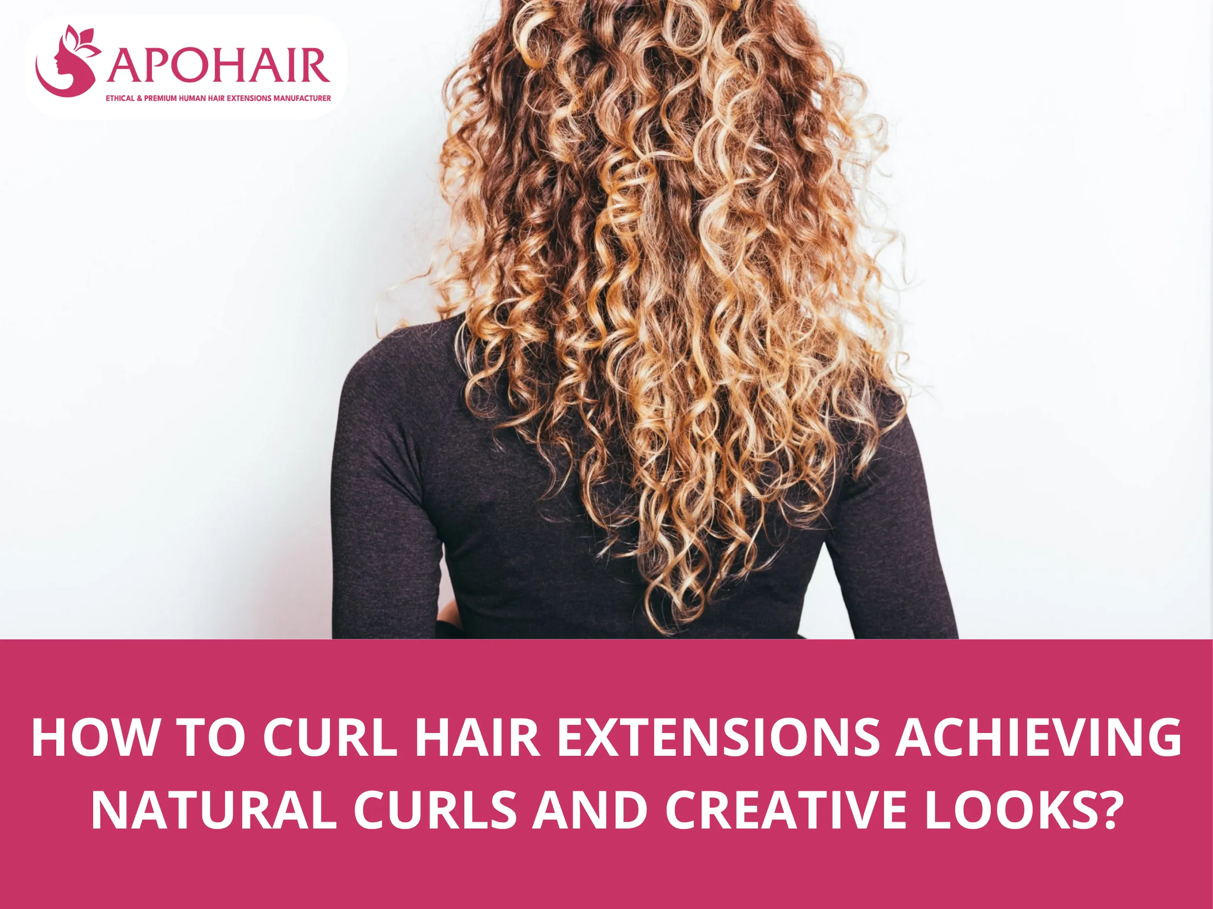 how to curl hair extensions