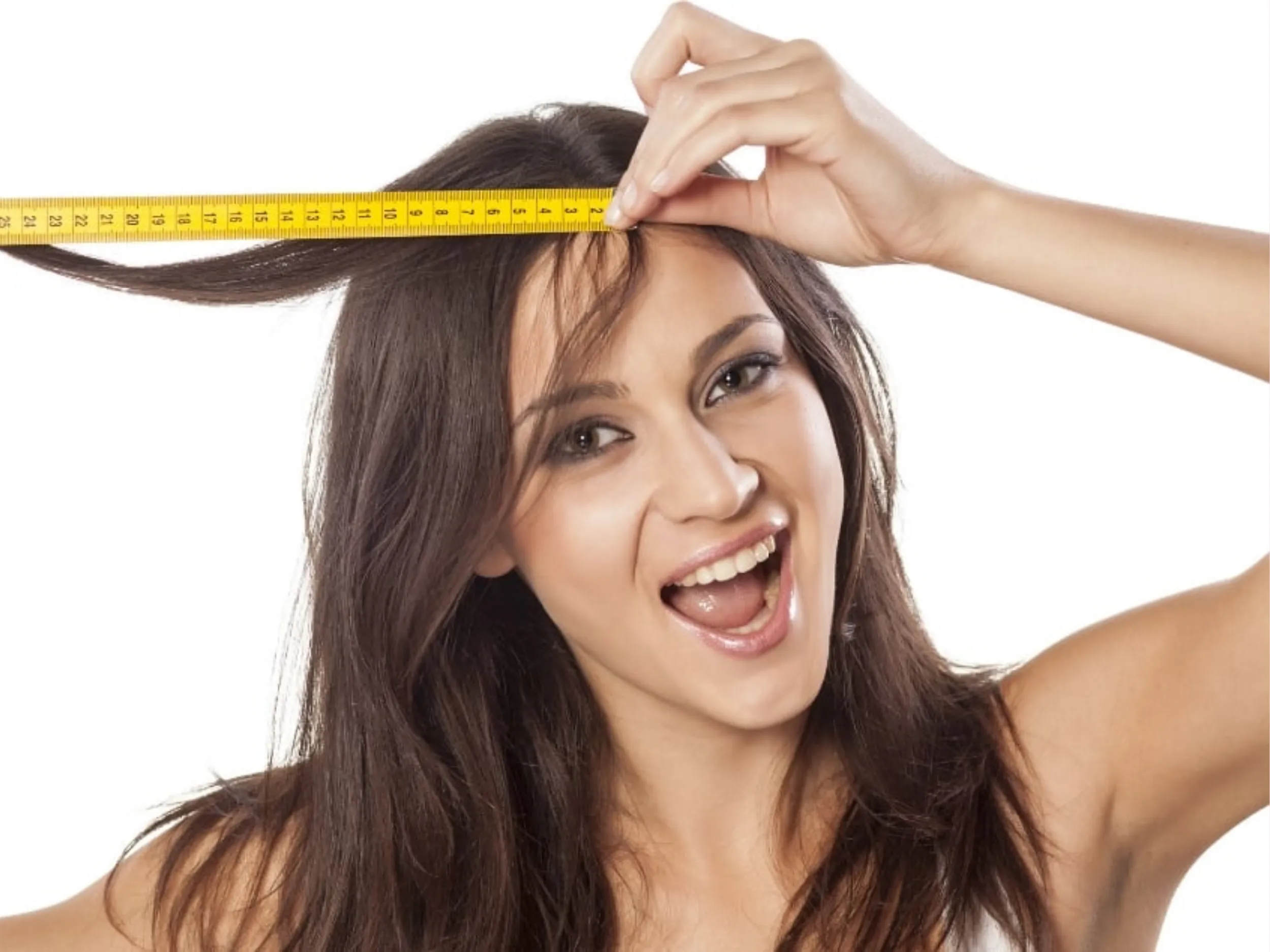 how to measure your hair length