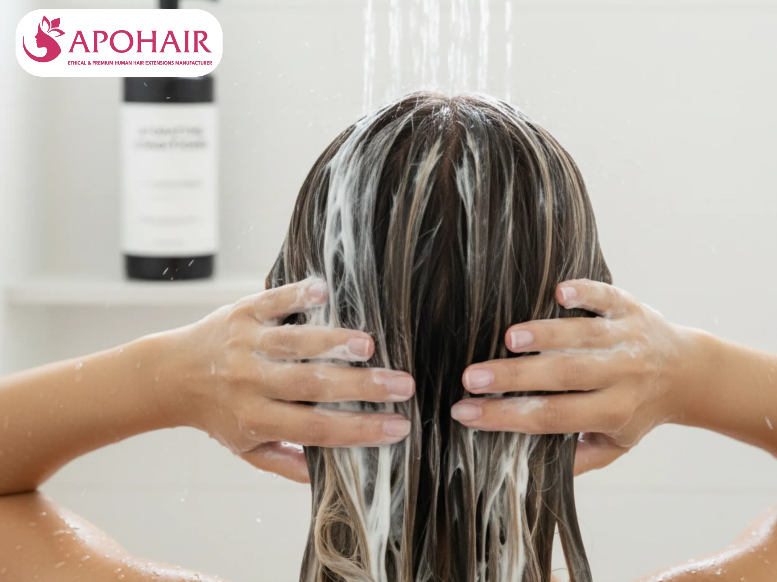 rinse your hair thoroughly