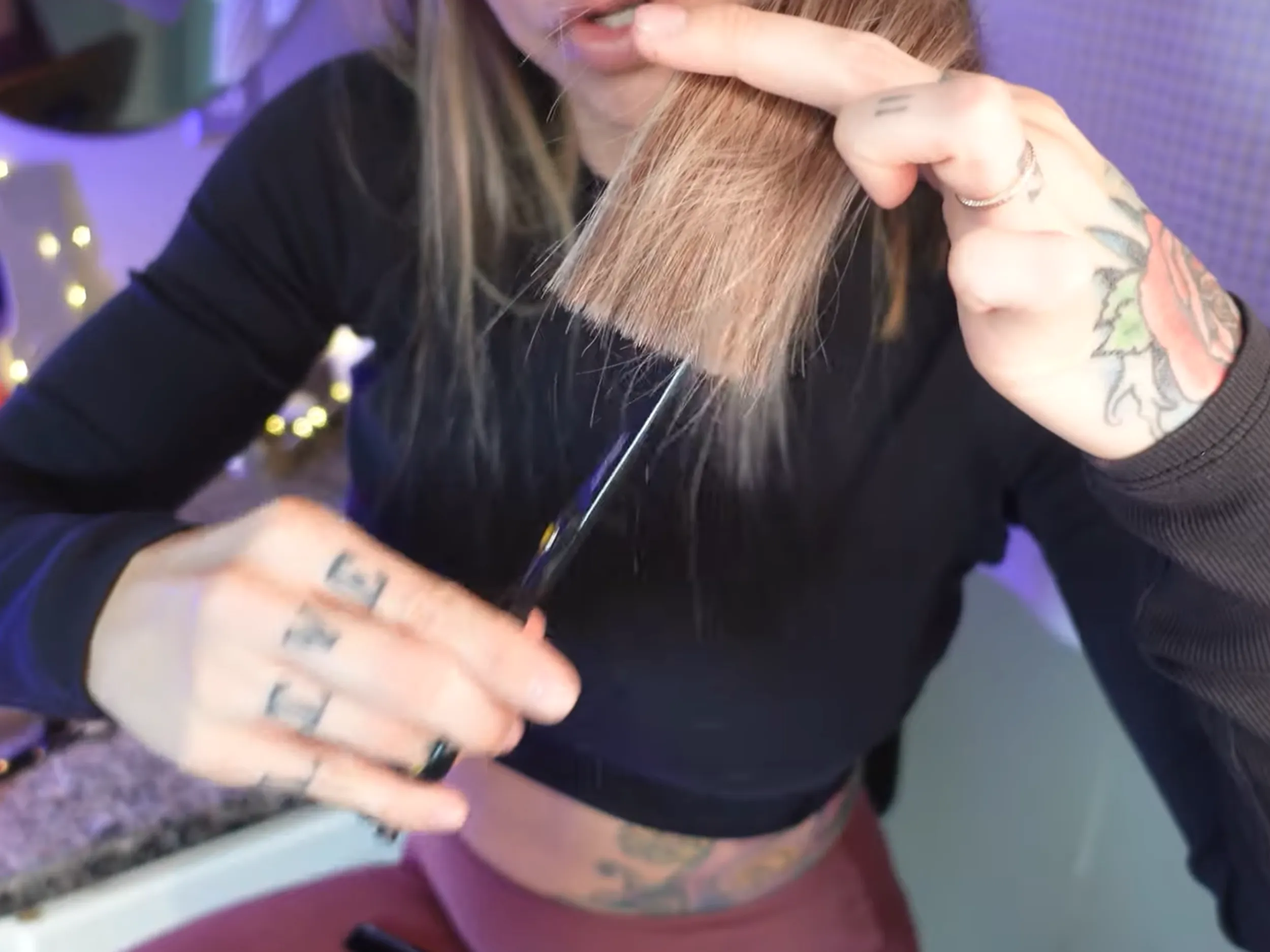 soften the lines and finish