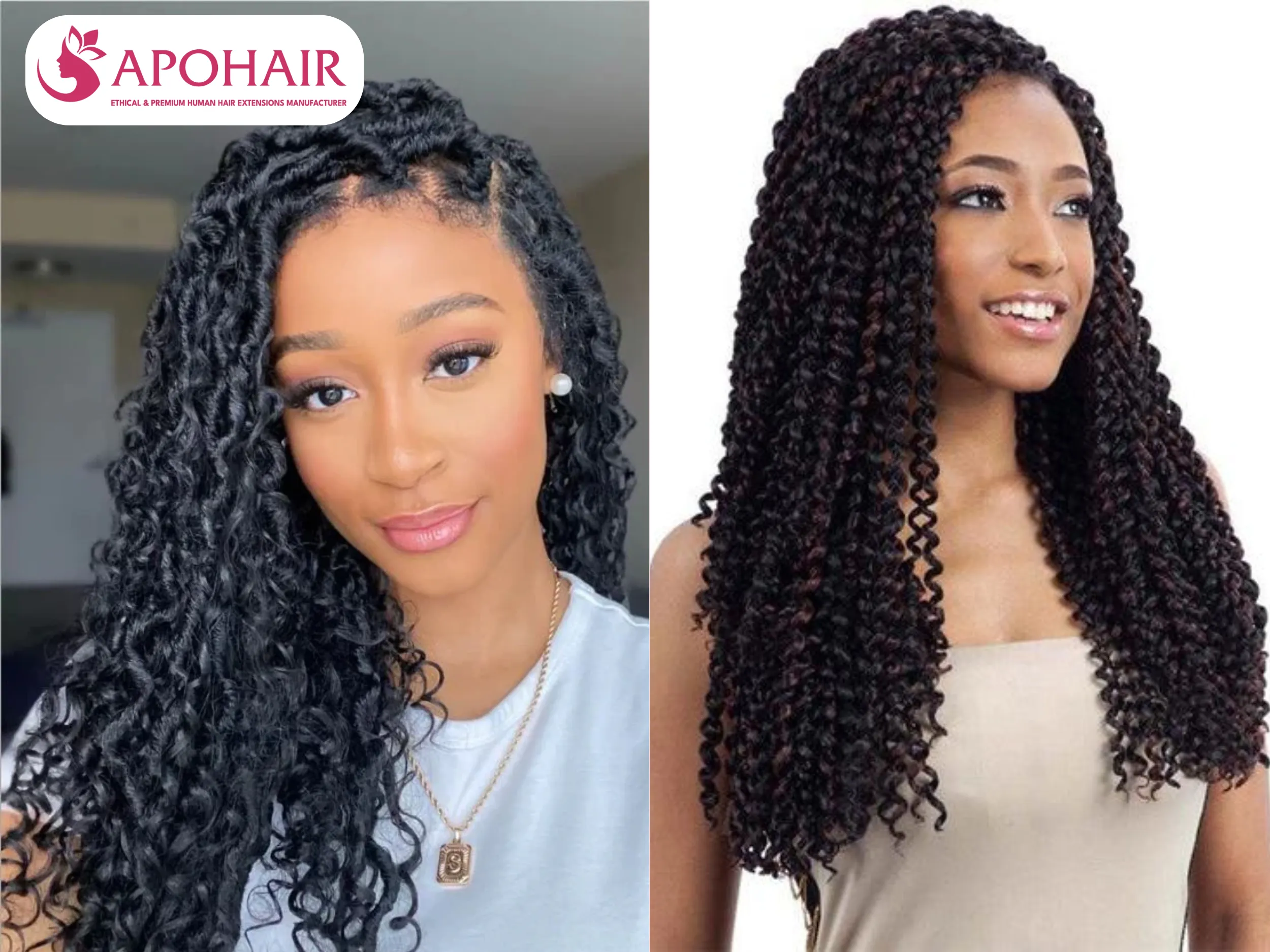 the bohemian curly braid