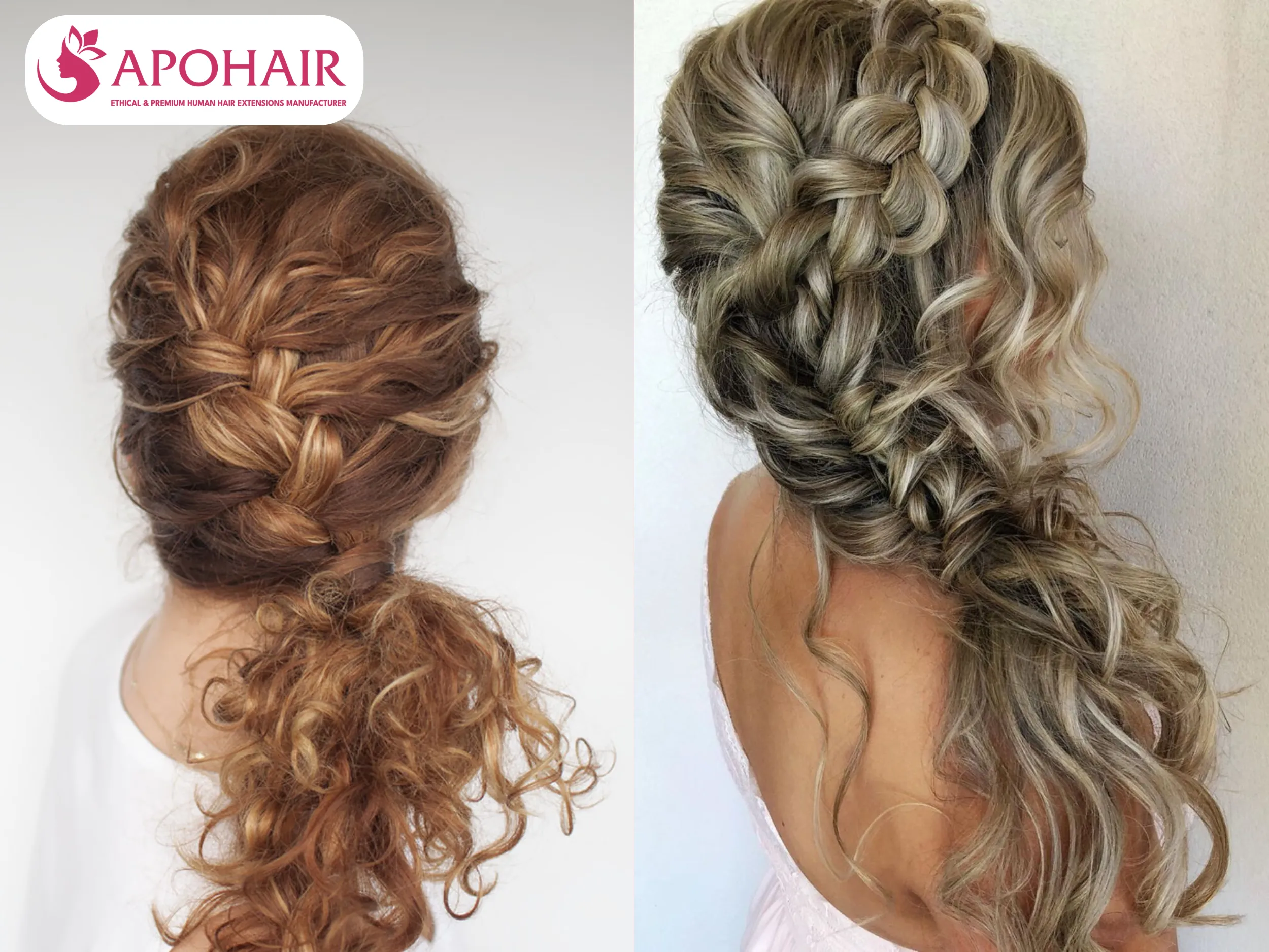 the curly side braid