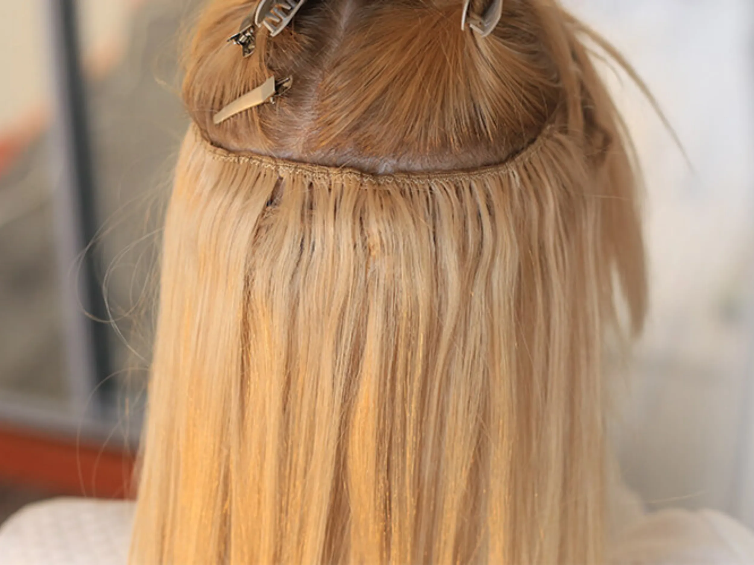 weft weave hair extensions