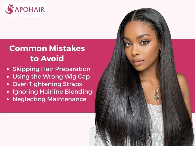 5 common mistakes compromise wig appearance and comfort