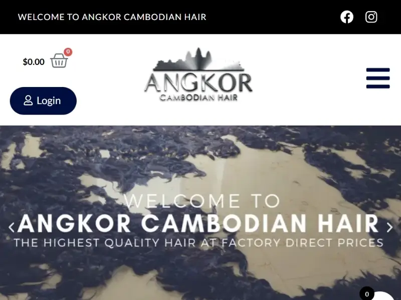Angkor Cambodian Hair provides authentic, unprocessed Cambodian clip-ins with rugged texture, donor-direct sourcing, and true-to-origin durability