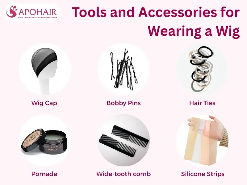 6 tools to wear a wig over long hair successfully