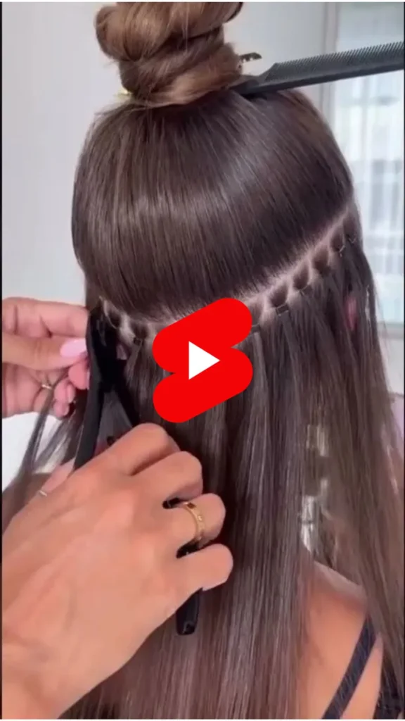 install weft hair extensions for a seamless blonde balayage