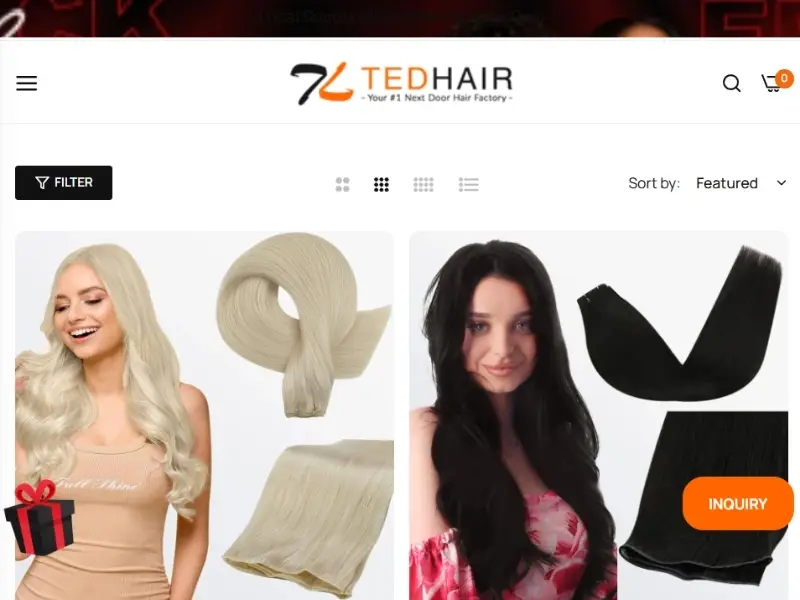 Ted Hair combines factory-direct pricing with ultra-fast US shipping through multiple domestic warehouse locations