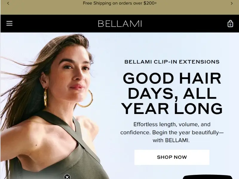 Bellami delivers luxury Silk Seam clip-ins with undetectable wefts, trusted by high-end salons and licensed professionals