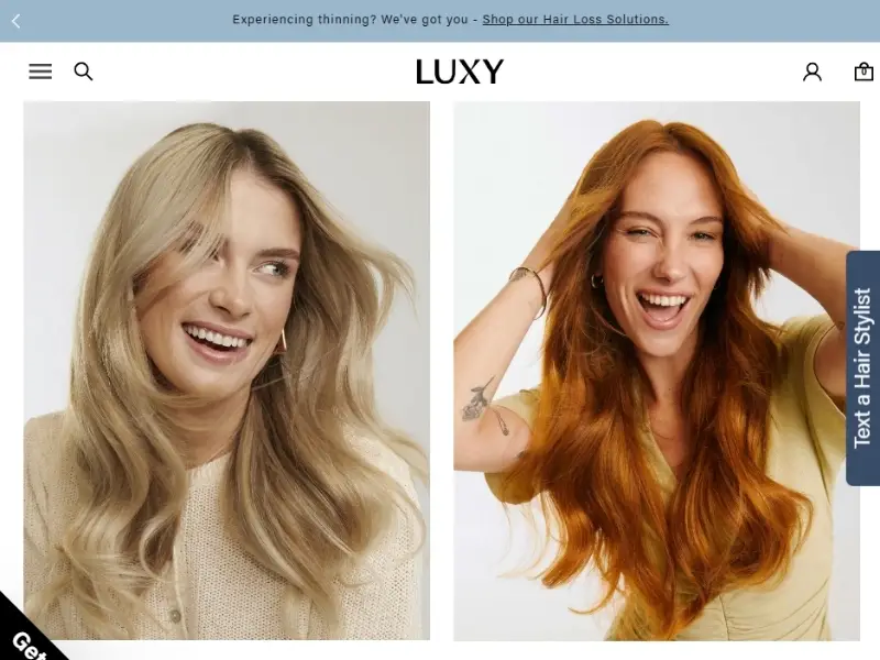 Luxy Hair provides user-friendly Remy clip-ins, ideal for stylists earning commissions through referrals, not inventory