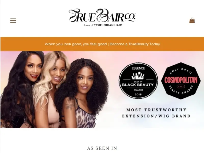 True Indian Hair offers unprocessed clip-in extensions with texture-perfect blending for relaxed and 4C blowout styles, ensuring a natural, undetectable finish