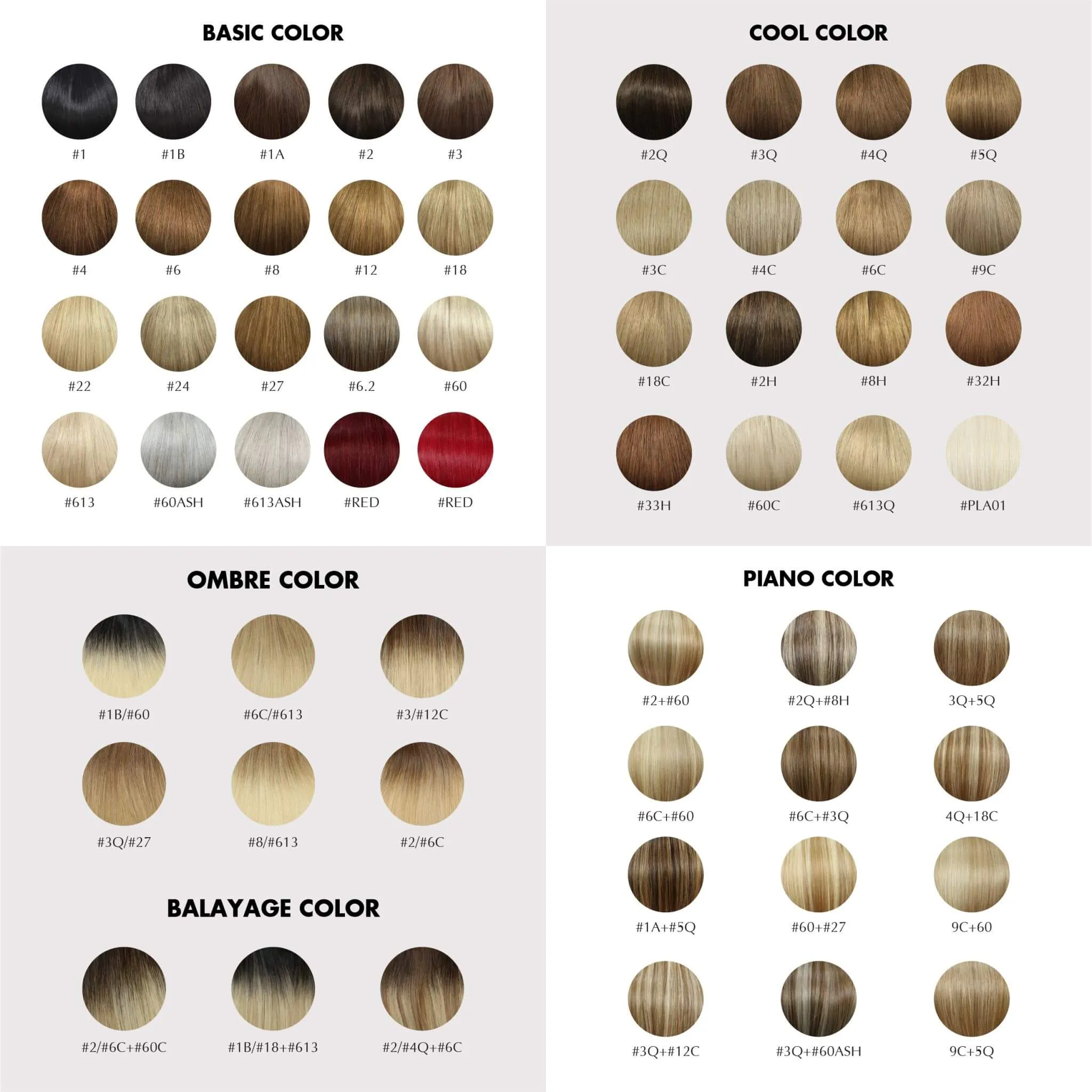 Hair colors