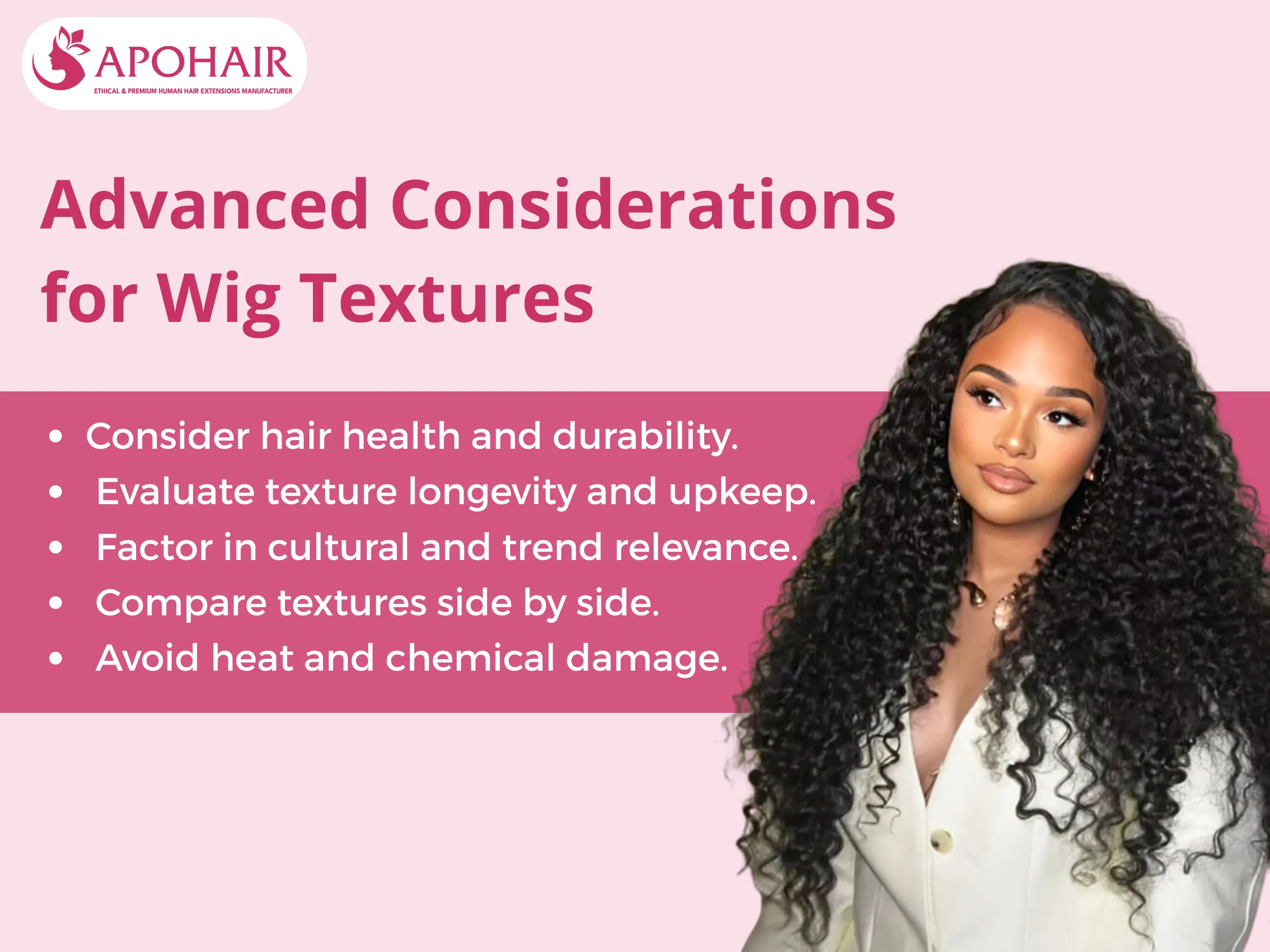 5 additional factors refine your wig texture choice