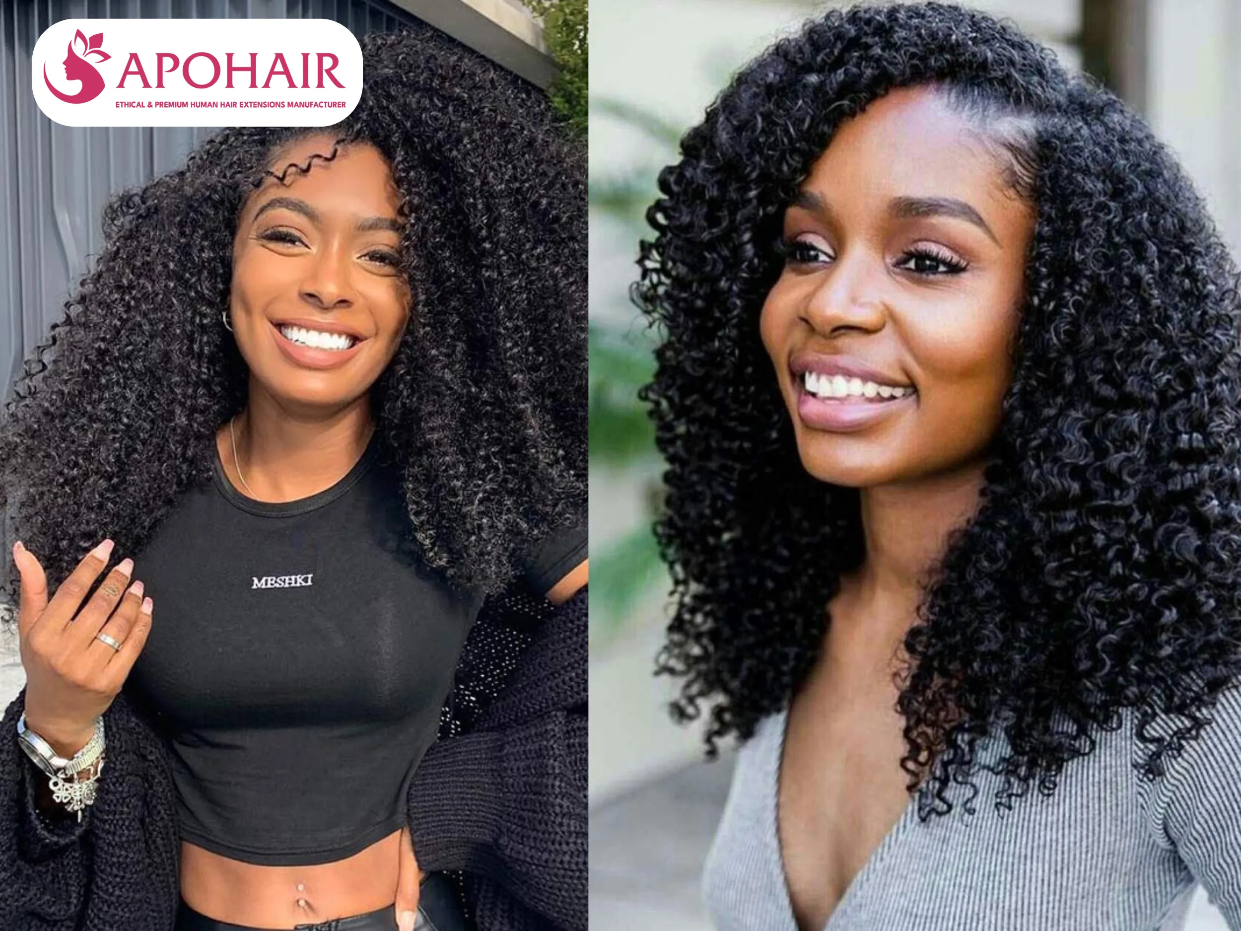 Afro curly delivers dense, tight curls with bold, fluffy volume