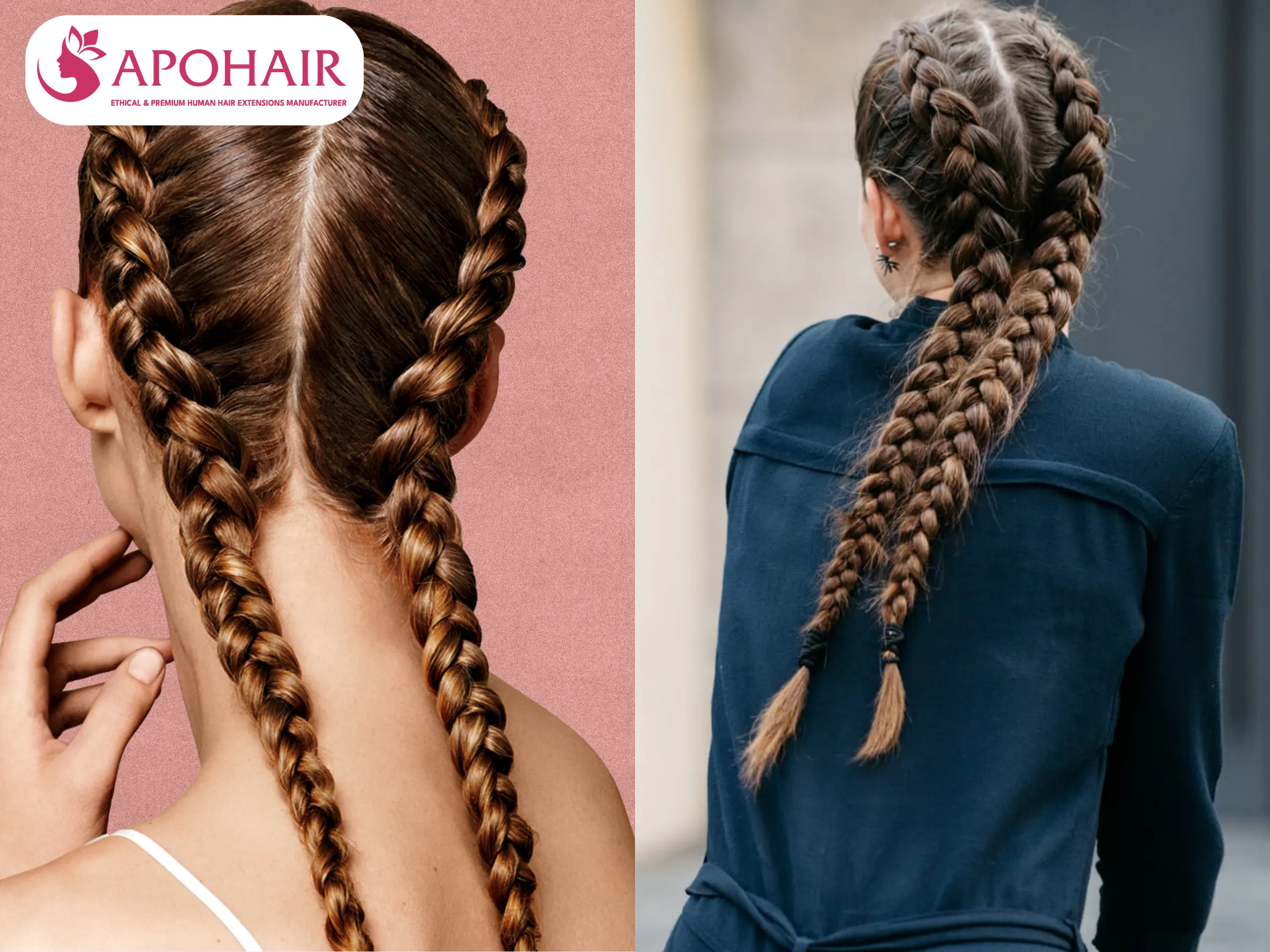 French braids offer adaptable styling for both casual and formal occasions