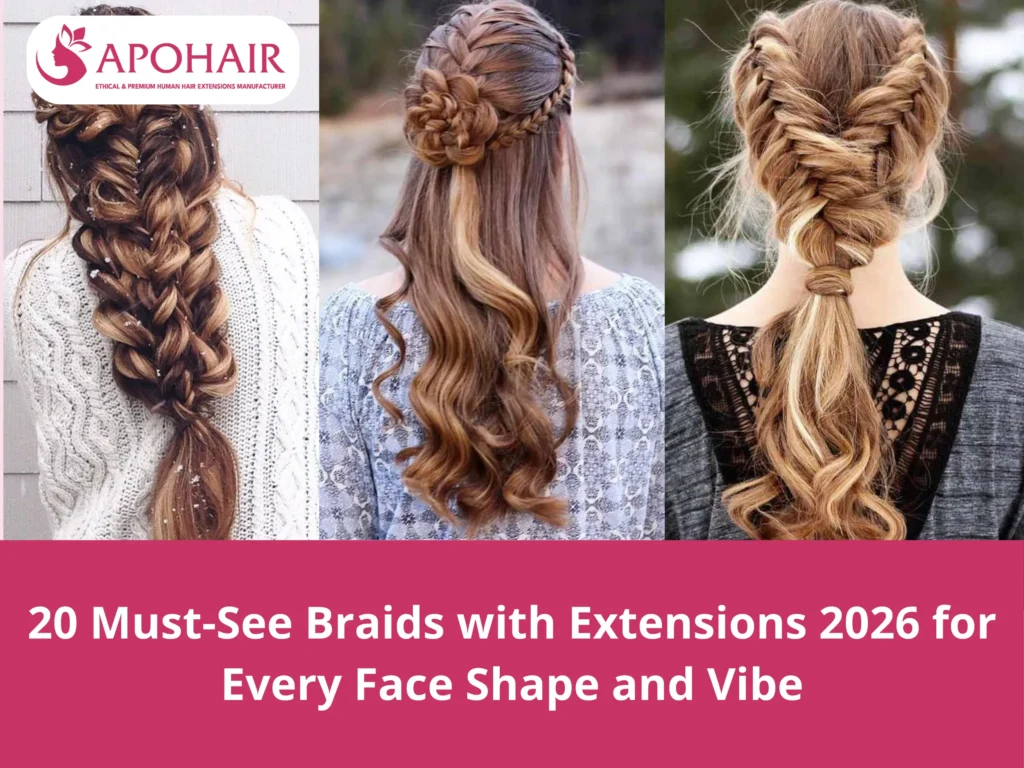 Braided styles use extensions to add length, volume, and modern personality