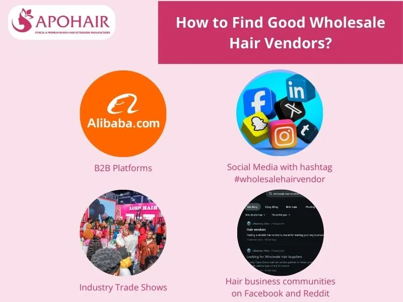 4 ways to find good wholesale hair vendors