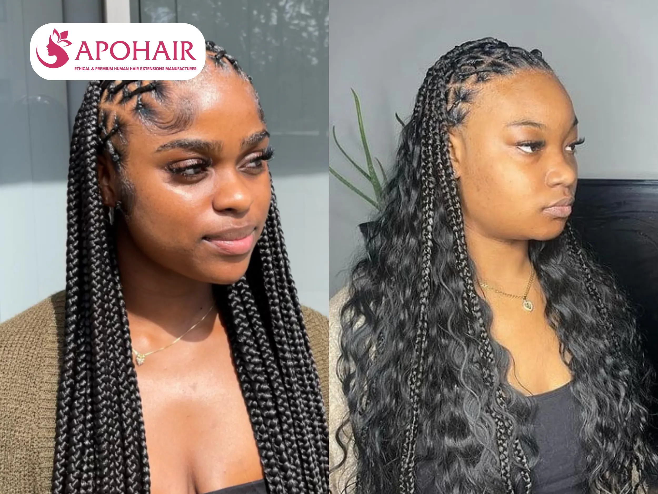 Knotless Criss-Cross Braids