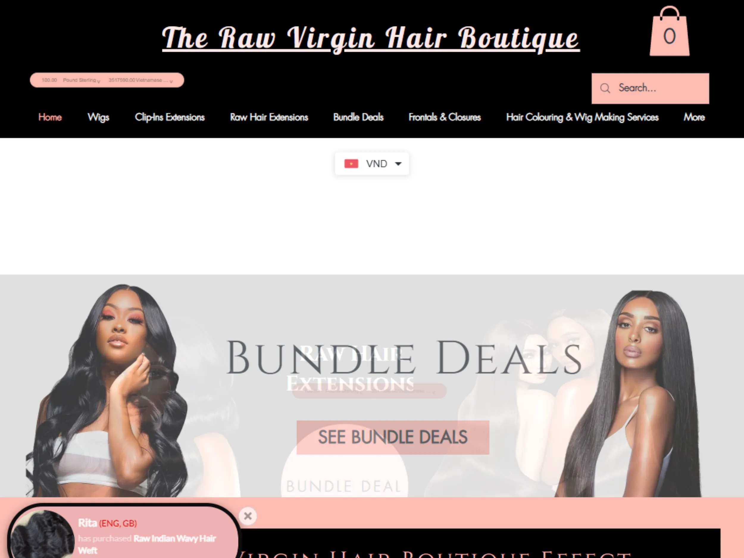 The Raw Virgin Hair Boutique offers authentic raw Malaysian curls with natural moisture, strength, and luxury longevity