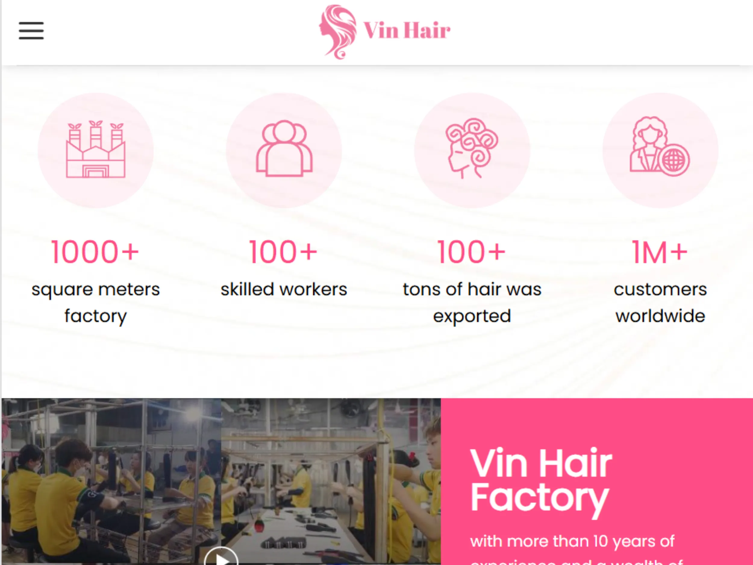 Vin Hair specializes in exotic Vietnamese curly textures, offering raw virgin hair trusted by international markets
