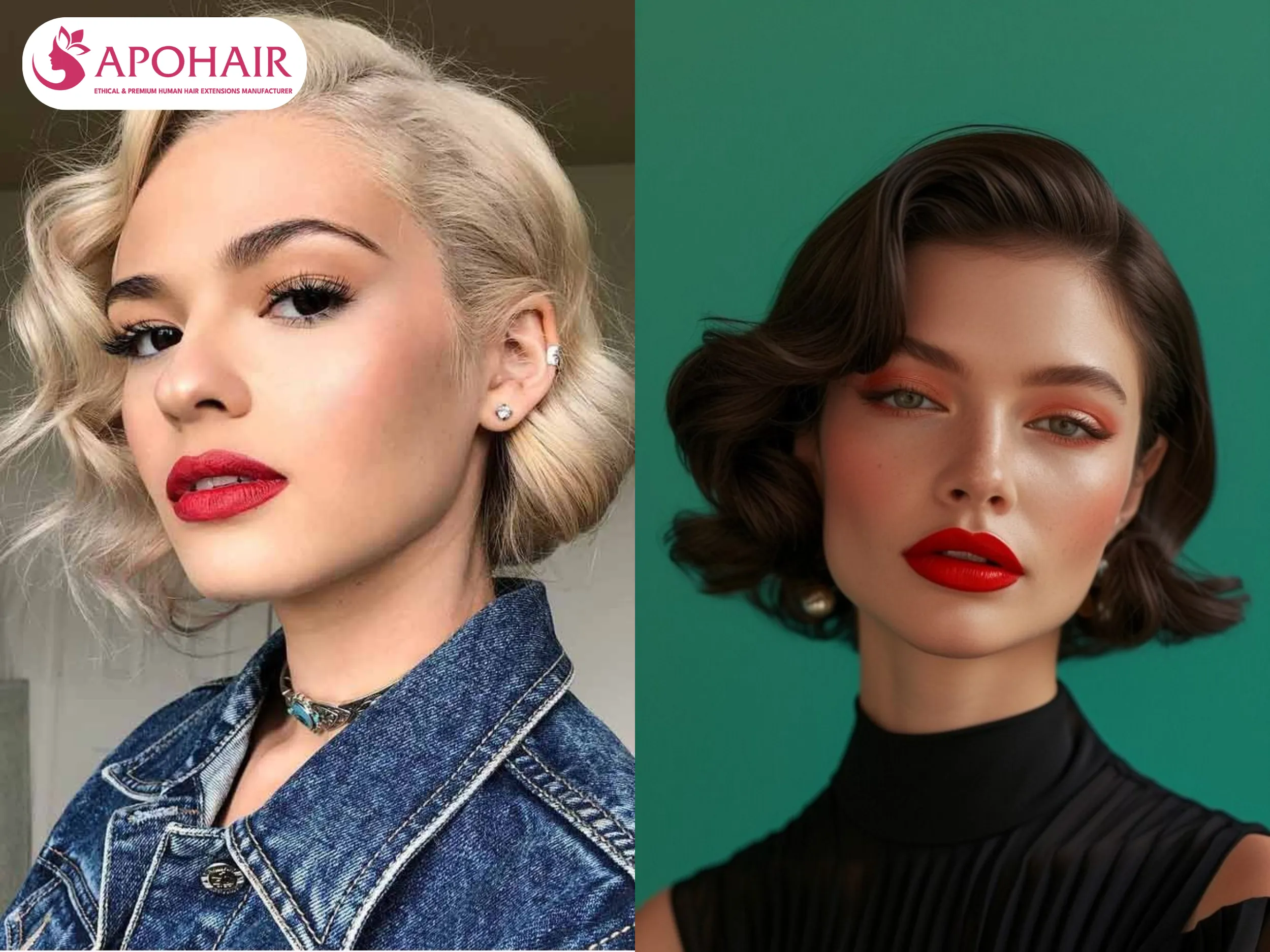 Vintage Hollywood Waves