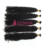 bulk curly human hair at apohair