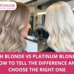 ash blonde vs platinum blonde