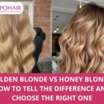 Golden blonde vs honey blonde hair comparison overview