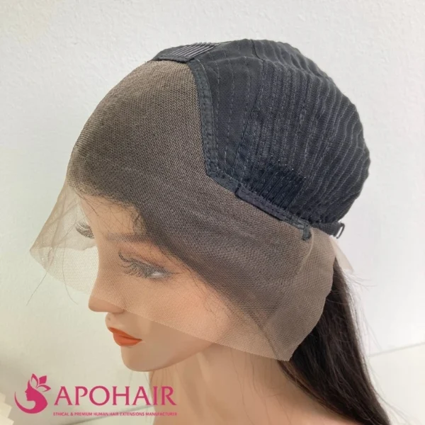 lace front wig cap from the right view