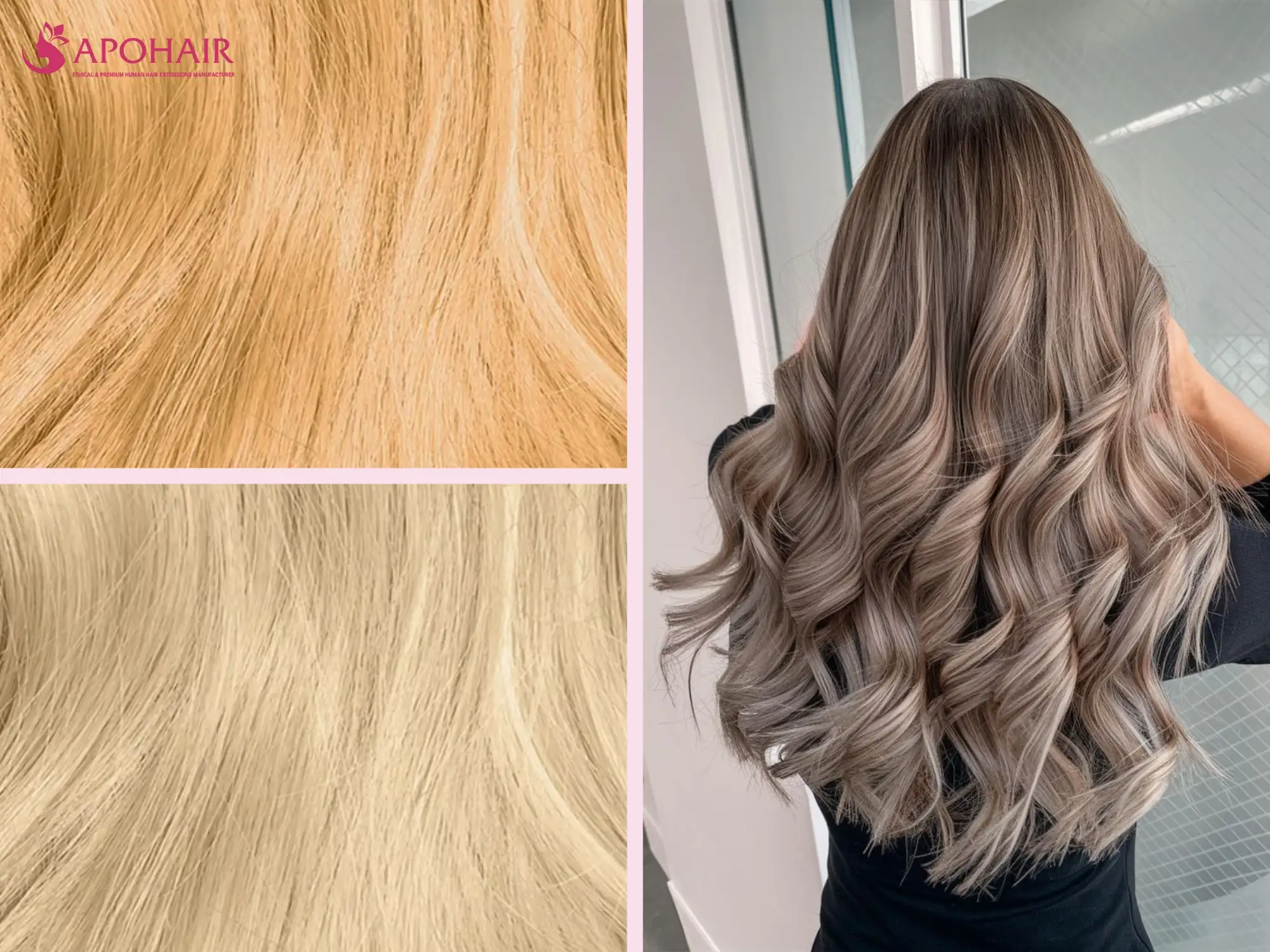 Medium ash blonde shade neutralizing leftover warm tones effectively