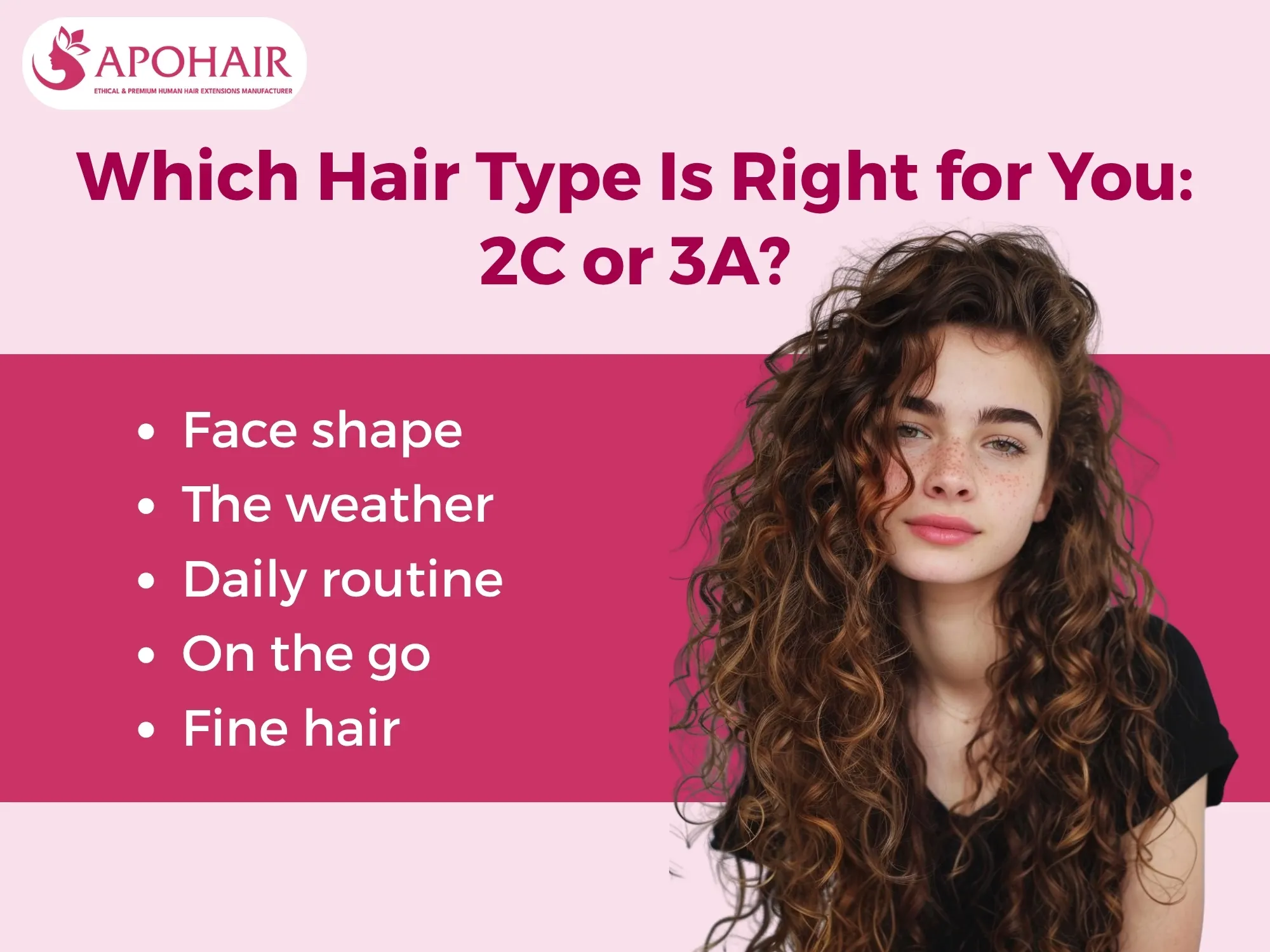 2C waves vs 3A curls comparison for easy maintenance, bold volume, and defined texture
