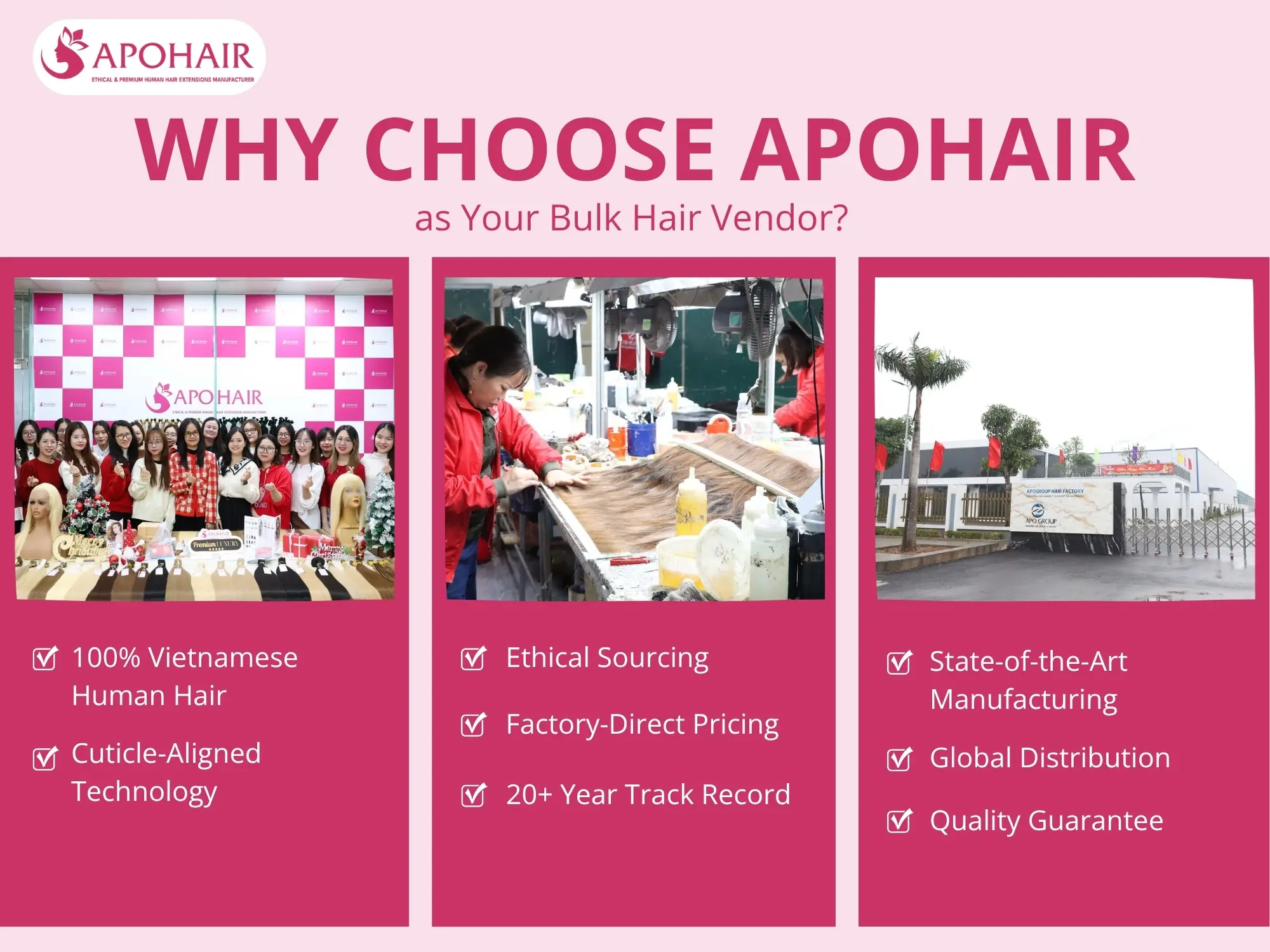 Vietnamese hair extensions for straight and wavy styles
