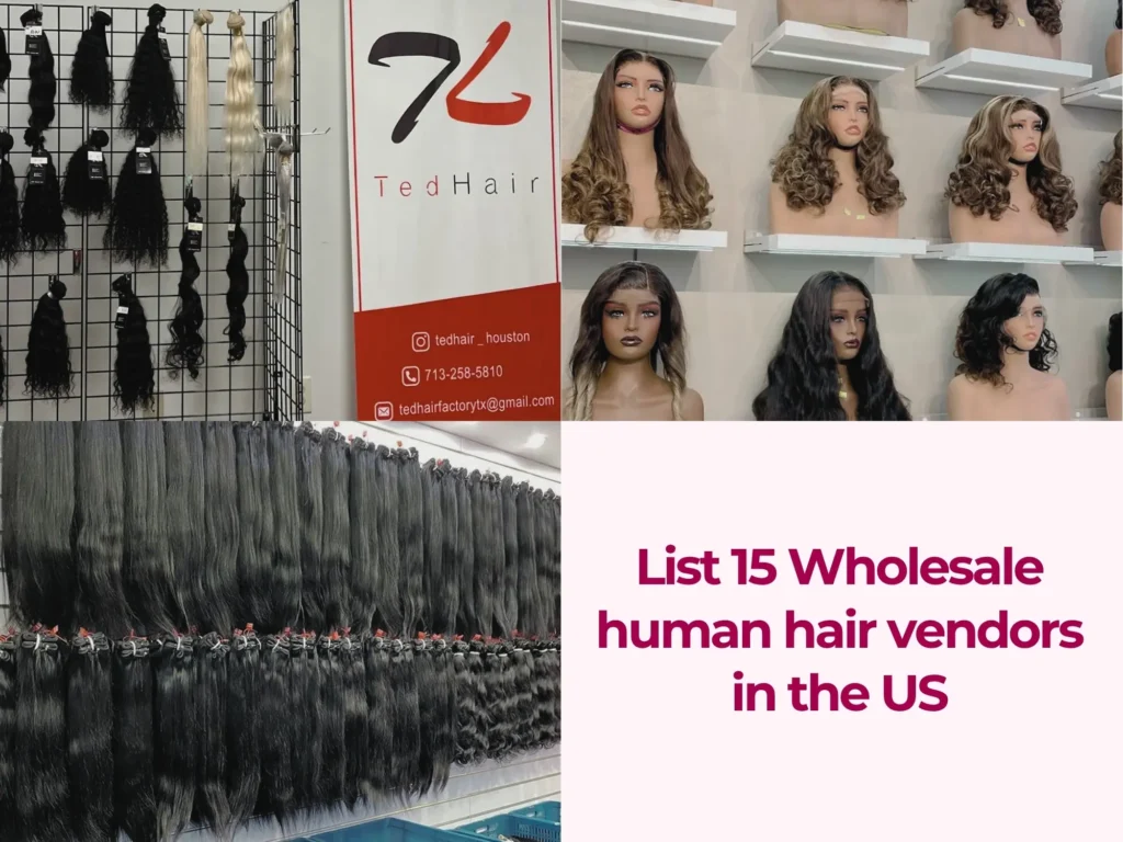 List 15 Best Wholesale human hair vendors in the US