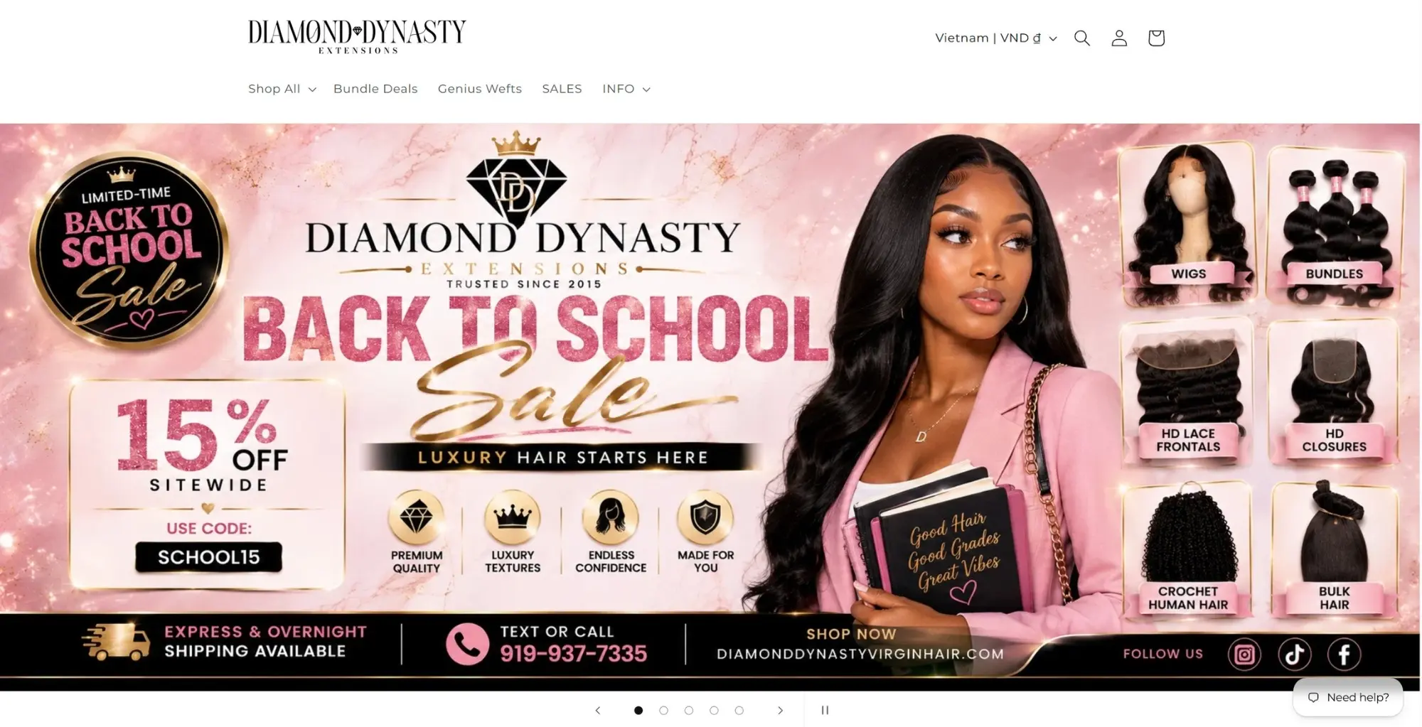 diamond dynasty virgin hair vendor