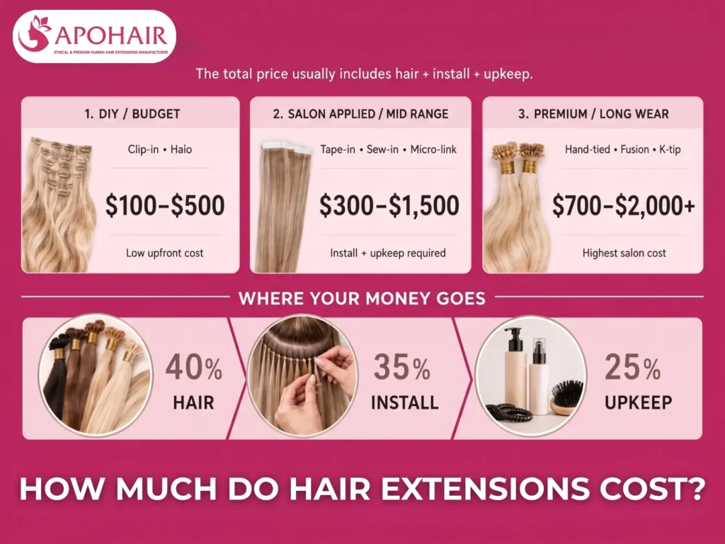 How Much Do Hair Extensions Cost?