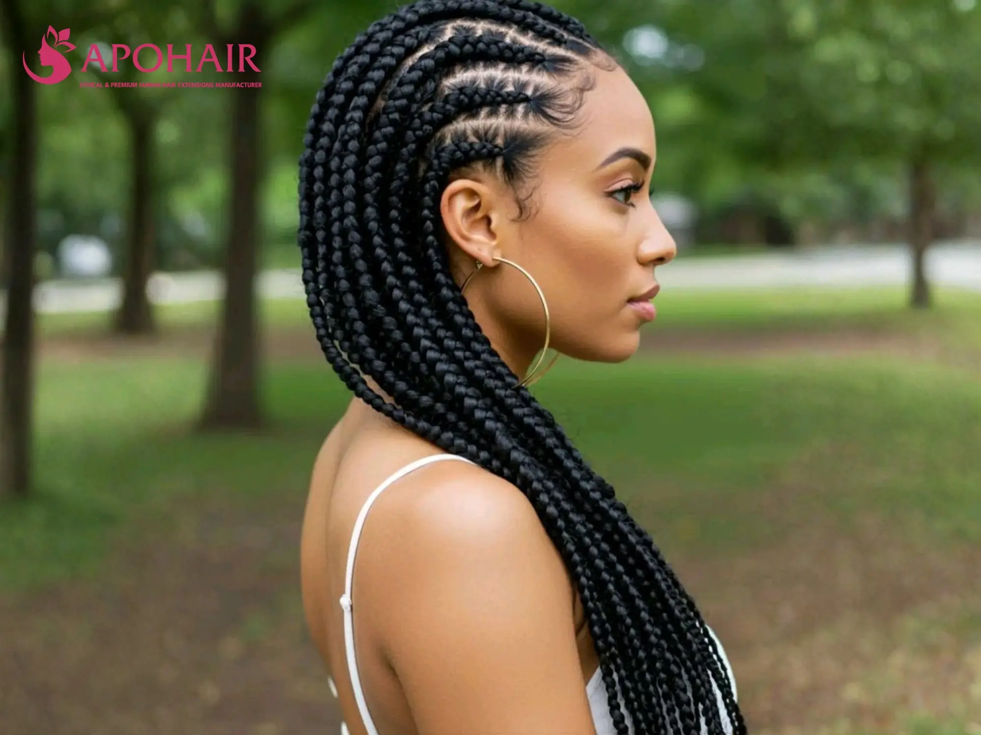 Jumbo didi with thick bold braided sections