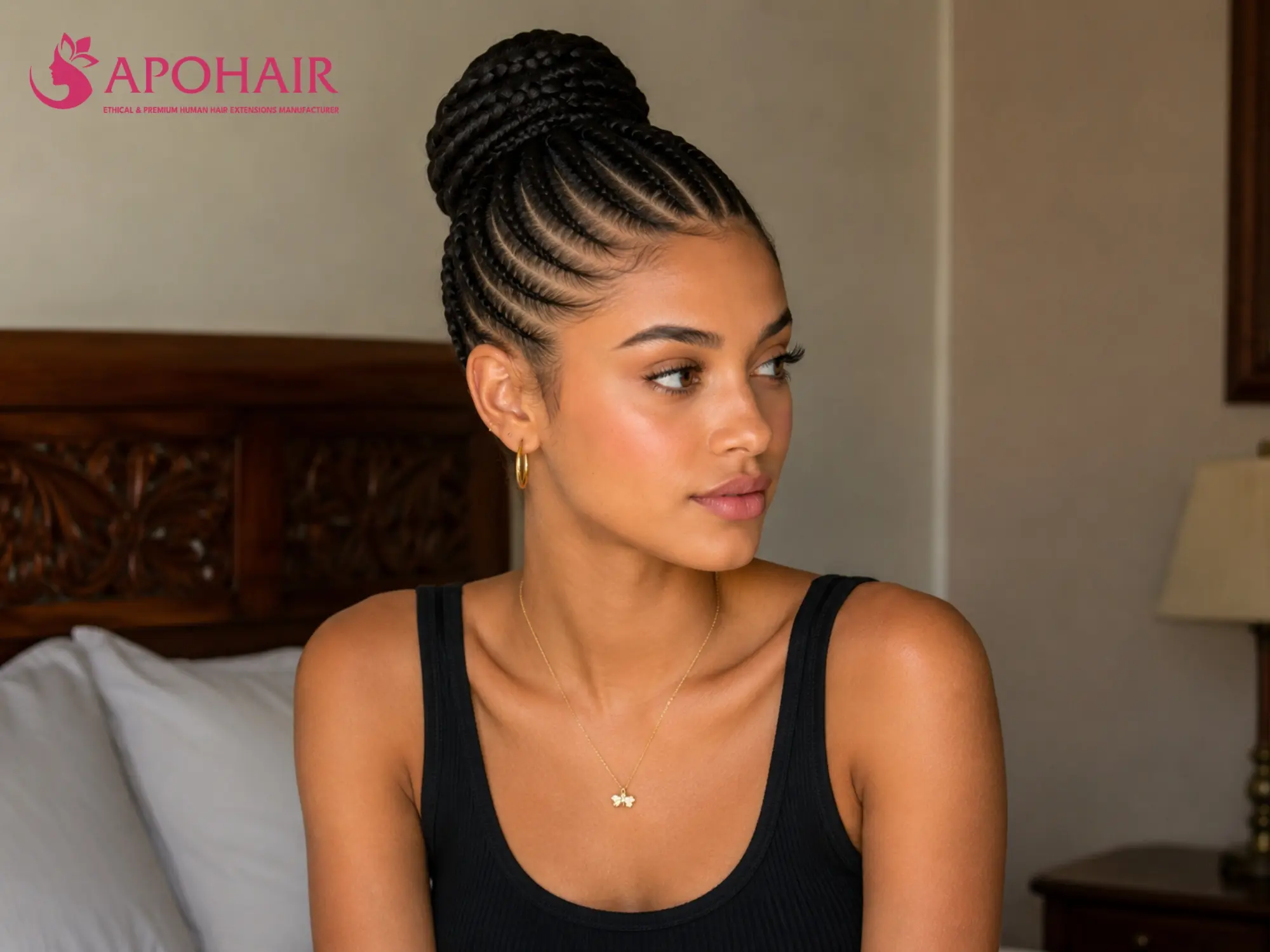 Nigerian shuku didi with cultural hairstyle