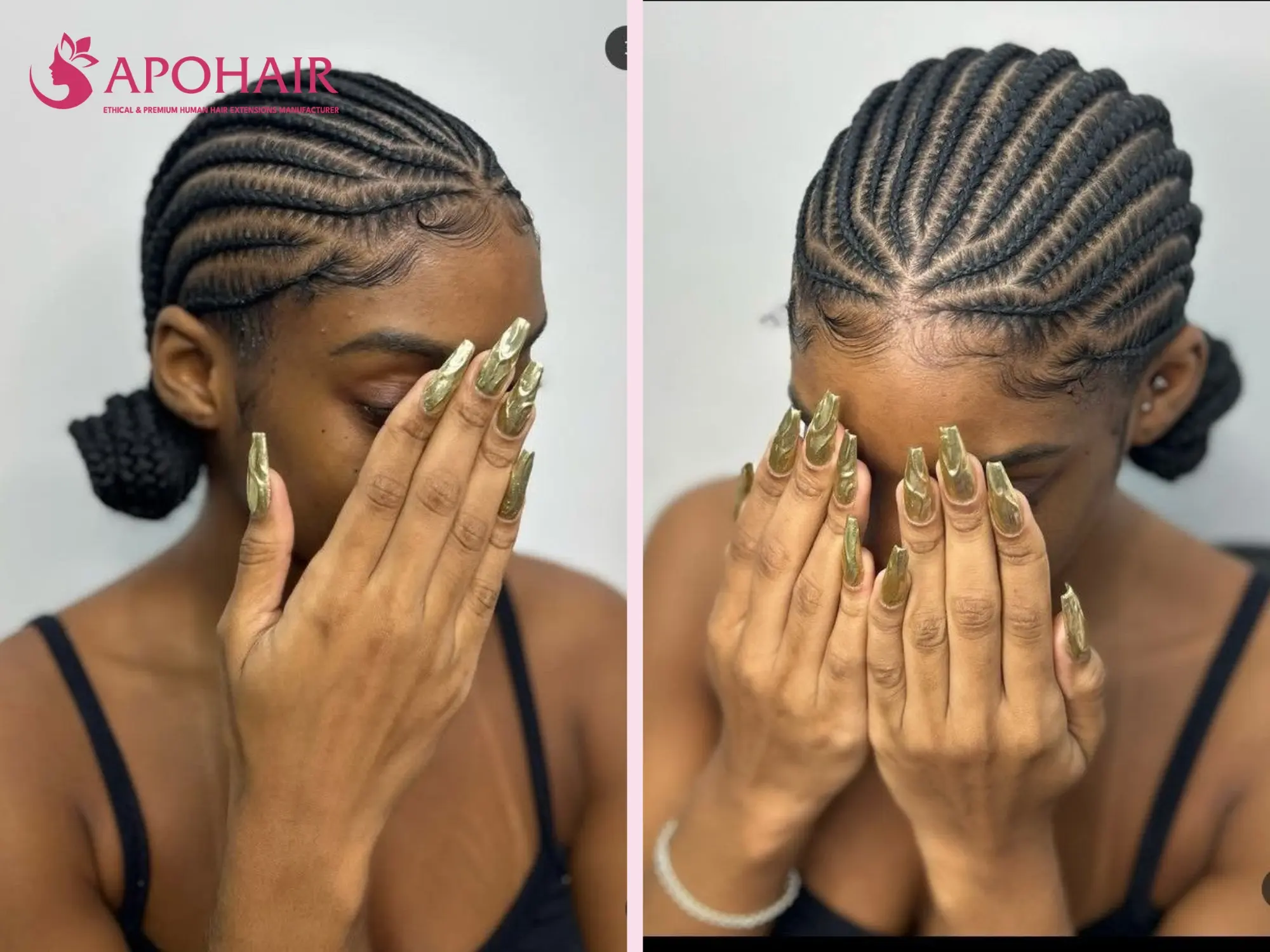 Natural hair shuku didi with neat finish