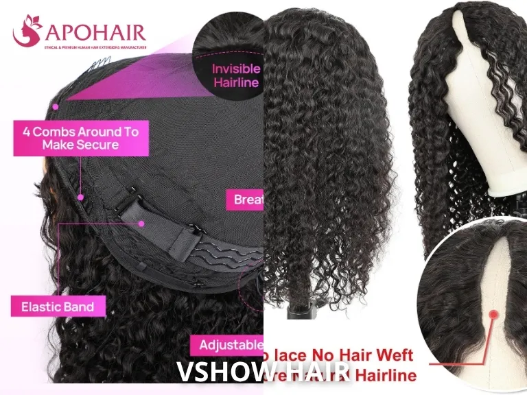 VSHOW Hair virgin human hair bundle sets and ready-made wigs from a China-based supplier