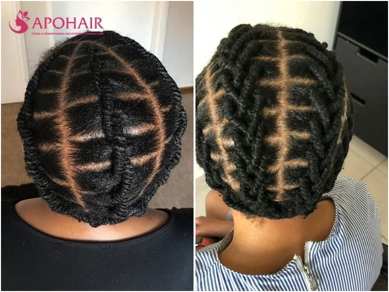 Geometric kiko with threaded sections laid over a precise grid of parts
