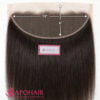 Natural Straight Frontal 13x6 lace dimensions, 13 inches ear to ear and 6 inches deep, close up
