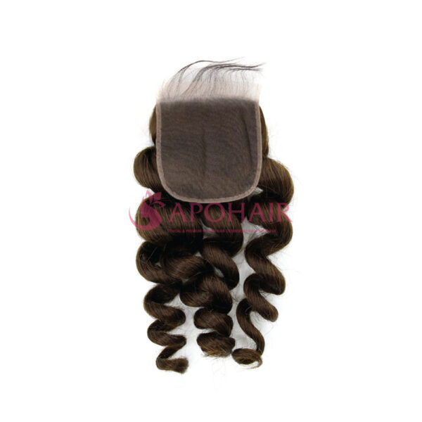 Dark Brown Body Wavy Lace Closure