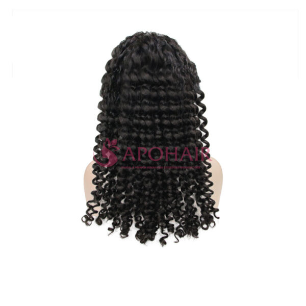 Deep Curly Black Full lace Wig