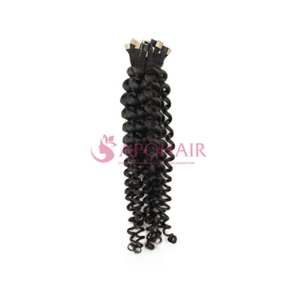 Deep Curly Black Tape 1 cm