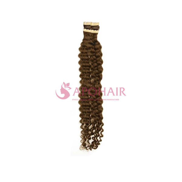 Deep Wavy Light Brown Mini Tape