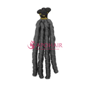 Fumi Curly Black Hand-tied Weft