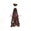 Fumi Curly Dark Brown Nano Hand Tied Weft